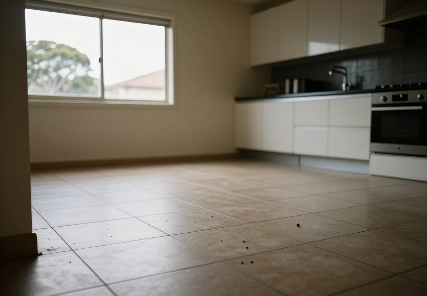 Cockroach-free kitchen in Denistone after treatment